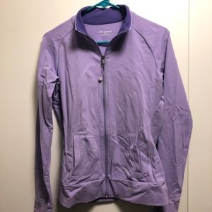 Tuff athletes purple thick work out jacket